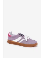 Nízké Dámské Tenisky S Dvojitým Šněrováním Fialové Ventus