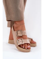 Dámské Pantofle Hladké Vonná ZAXY Béžové NN285092