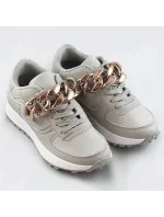 Šedé sneakersy s řetízkem (6368) Šedé sneakersy s řetízkem (6368)