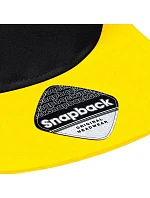 Beechfield B 610C 5 panelová Snapback kontrastní kšiltovka 53.610C black/orange
