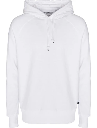 Pure Waste HDUB Unisex mikina s kapucí 74.HDUB white