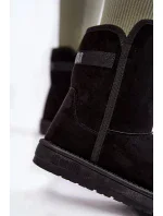 Dámské vysoké boty do sněhu Big Star KK274618 Černe Dámské vysoké boty do sněhu Big Star KK274618 Černe