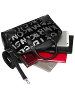 Dámská kabelka CP204450 Šedá s potiskem - PETERSON