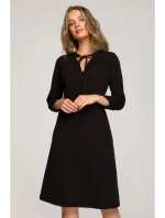 Dámské šaty S325 Černá - Stylove Dámské šaty S325 Černá - Stylove