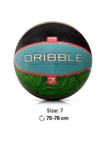 Basketbalový míč Meteor Dribble modrý/zelený
