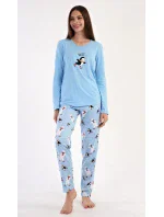 Dámské pyžamo dlouhé Tučňák na ledě