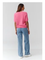 Svetr s krátkým rukávem  model 224084 Makadamia