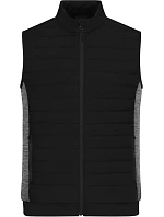 Daiber JN 1864 Pánská vesta s podšívkou 02.1864 black/carbon melange Daiber JN 1864 Pánská vesta s podšívkou 02.1864 black/carbon melange