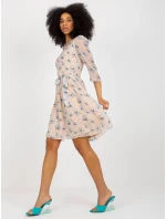 Šaty LK SK 508006.92P béžová