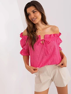 Dámská halenka LK BZ 509355.68 tmavě růžová - FPrice