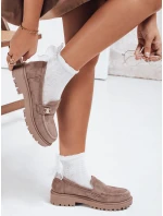 Dámské mokasíny béžové FashionStreet ZY1132 Dámské mokasíny béžové FashionStreet ZY1132