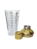 SKLENĚNÝ KOKTEJLOVÝ ŠEJKR 450ML ALPINA