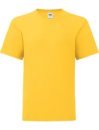 Fruit of the Loom Kids Iconic 150 T Dětské tričko 16.1023 sunflower