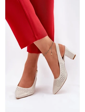 Sandály na podpatku  model 211939 Step in style