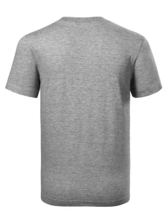 Unisex tričko Recall (tmavě šedá melanž (štítek značky))