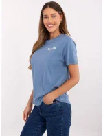 Tričko D12022AC02645G tmavě modré