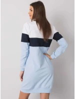 Dámské šaty RV SK 5869.04 bílé a modré Dámské šaty RV SK 5869.04 bílé a modré