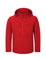 Trail softshellová bunda pánská červená