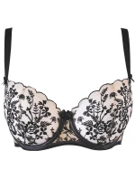 Dámská podprsenka V-10801 Černá s béžovou - Axami