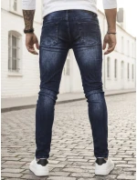 Pánské tmavě modré džínové kalhoty FashionStreet UX4148