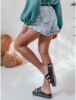 Dámské džínové šortky s páskem SHORT LOVER modré FashionStreet SY0468 Dámské džínové šortky s páskem SHORT LOVER modré FashionStreet SY0468