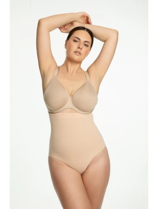 Julimex Kalhotky s vysokým pasem 441 bezešvé S-2XL