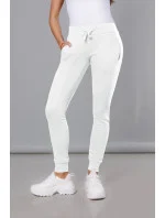 Bílé teplákové kalhoty (CK01-1)