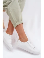 Dámské tenisky z eko kůže Big Star TT274001 Bílé