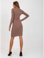EM SK 673 šaty.78P hnědá