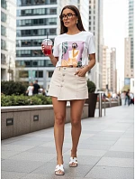 Dámské tričko MEMORY bílé FashionStreet RY2627