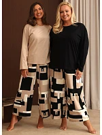 Pyžamo Regina 4021 dlouhé rukávy, velikosti M–2XL, Z26 Pyžamo Regina 4021 dlouhé rukávy, velikosti M–2XL, Z26