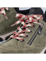 Pohodlná polobotka Rieker W RKR610 zelená