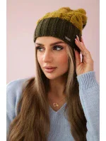 Paris fleecová čepice K212 kiwi+khaki Paris fleecová čepice K212 kiwi+khaki