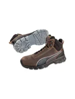 CONDOR BROWN MID kotníkové pánská tmavě hnědá CONDOR BROWN MID kotníkové pánská tmavě hnědá