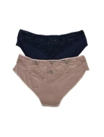 Dámské kalhotky 26097 A'2 béžová/černá - DC Girl