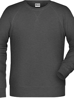 Daiber 8022 Pánská raglánová mikina 02.8022 black heather
