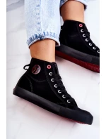 Dámské vysoké tenisky Cross Jeans JJ2R4055C černá Dámské vysoké tenisky Cross Jeans JJ2R4055C černá