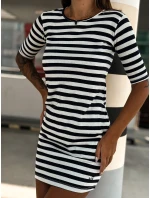 Šaty TW SK 2092.83P bílé a černé Šaty TW SK 2092.83P bílé a černé