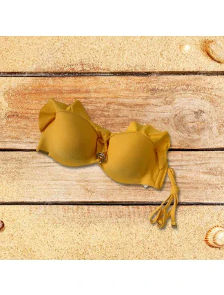 Vrchní díl plavek BA116 žlutý - Selmark Vrchní díl plavek BA116 žlutý - Selmark