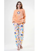 Dámské pyžamo dlouhé Kuličky Dámské pyžamo dlouhé Kuličky