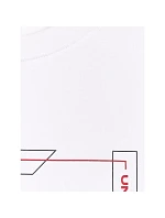 Pánské tričko s potiskem a dlouhým rukávem 4F 4FRAW25TLONM606-10S pánské