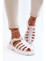 Dámské pěnové sandály římské bílé Gasaria