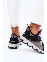 Dámské tenisky Big Star KK274546 Šedo-Černé