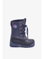 Vysoké Teplé Dětské Sněhule se Stahováním Lee Cooper LCJ-24-44-2843K Modré