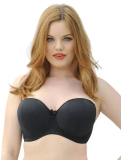 Podprsenka s kosticí Luxe Strapless CK2601-1 černá - Curvy Kate