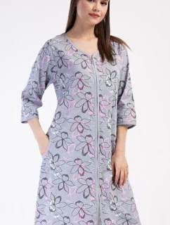 Dámské domácí šaty s tříčtvrtečním rukávem Miana