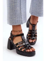 Sandály na podpatku  model 211947 Step in style