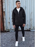 Pánská přechodná softshellová bunda s kapucí černá FashionStreet TX4815 Pánská přechodná softshellová bunda s kapucí černá FashionStreet TX4815