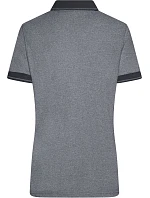 Daiber JN 705 Dámské žerzejové melírované polo 02.0705 black melange/black