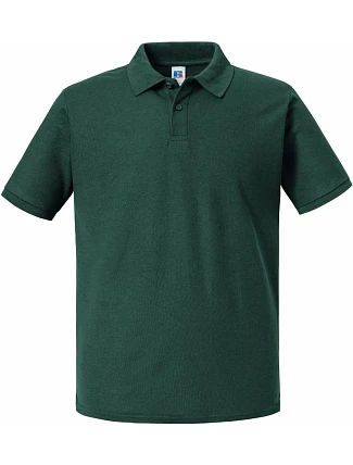 Russell Athletic 570M Pánské piqué polo "Authentic Eco" 10.570M bottle green Russell Athletic 570M Pánské piqué polo "Authentic Eco" 10.570M bottle green